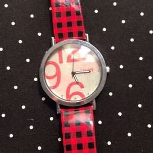 Buffalo Check Wristwatch